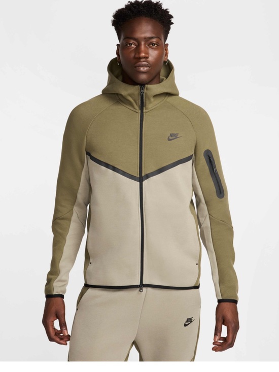 Nike Other - Nike Men's Windrunner Full-Zip Jacket - Olive & Beige